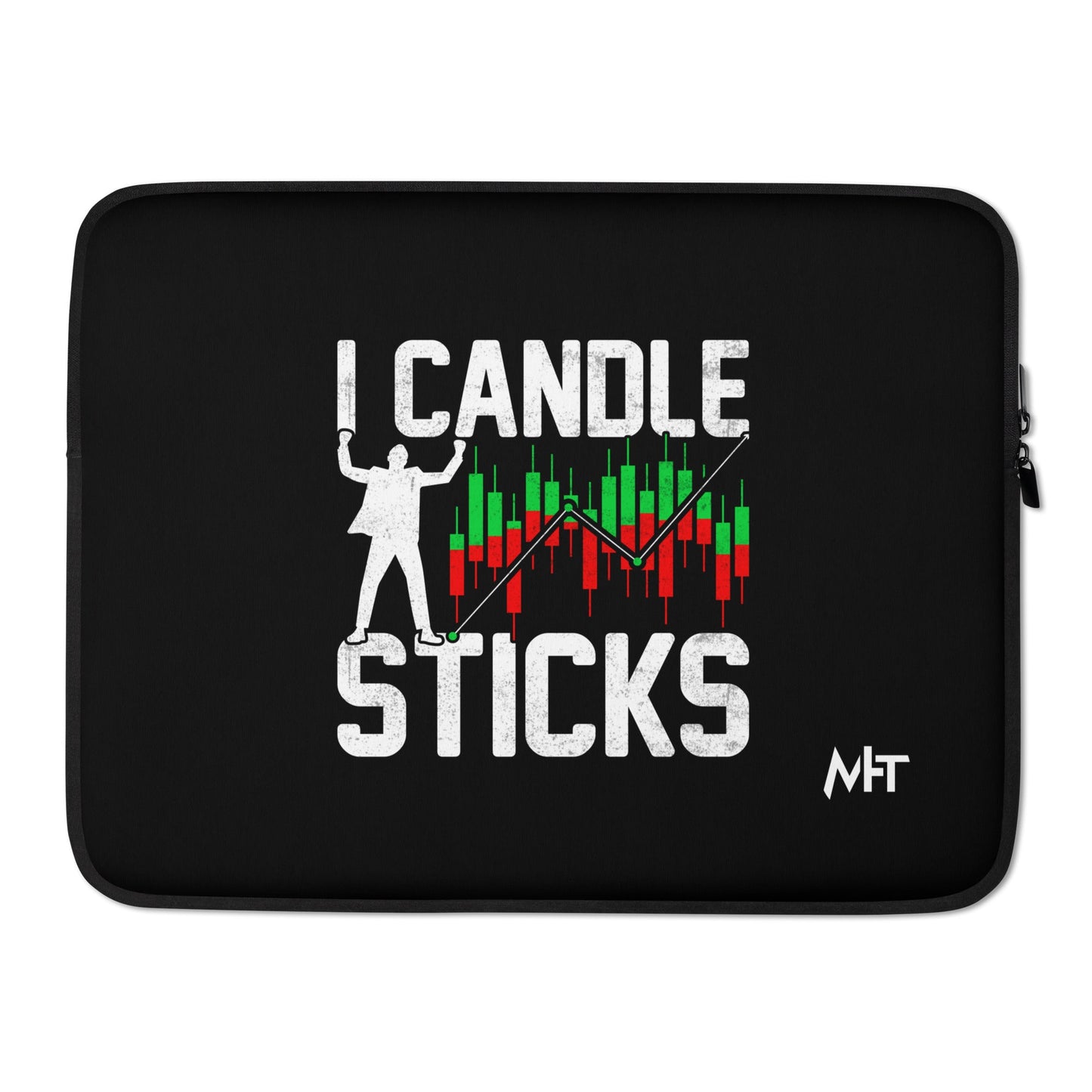 I Candle Stick - Laptop Sleeve by DarkByteGear