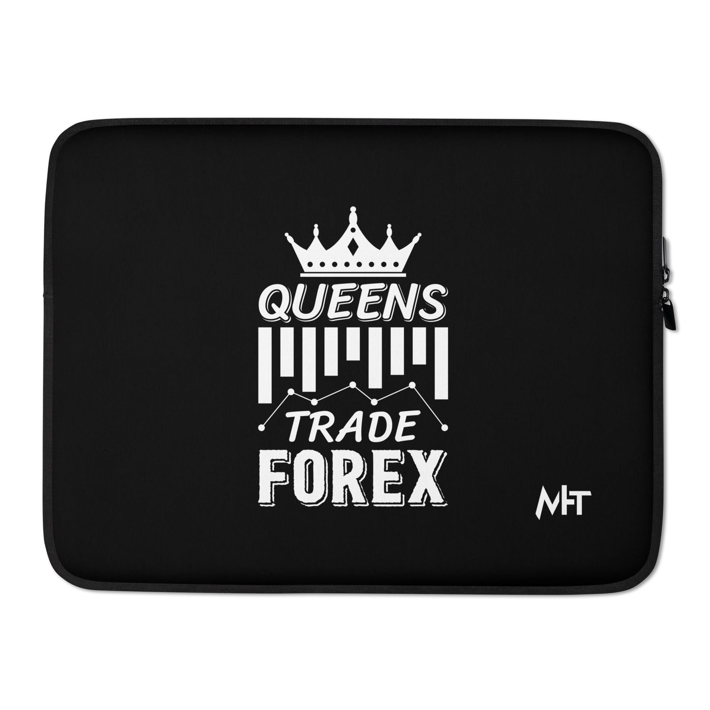 Queens Trade Forex - Laptop Sleeve by DarkByteGear