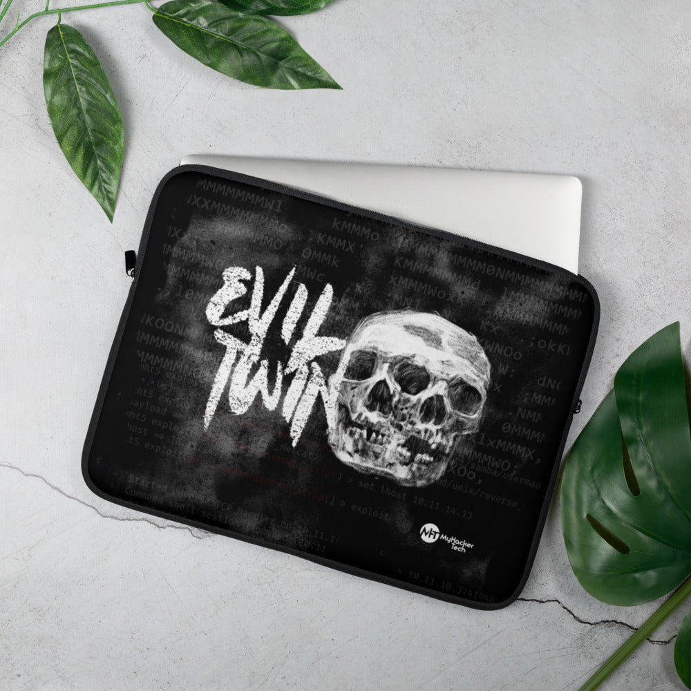 Evil twin - Laptop Sleeve by DarkByteGear