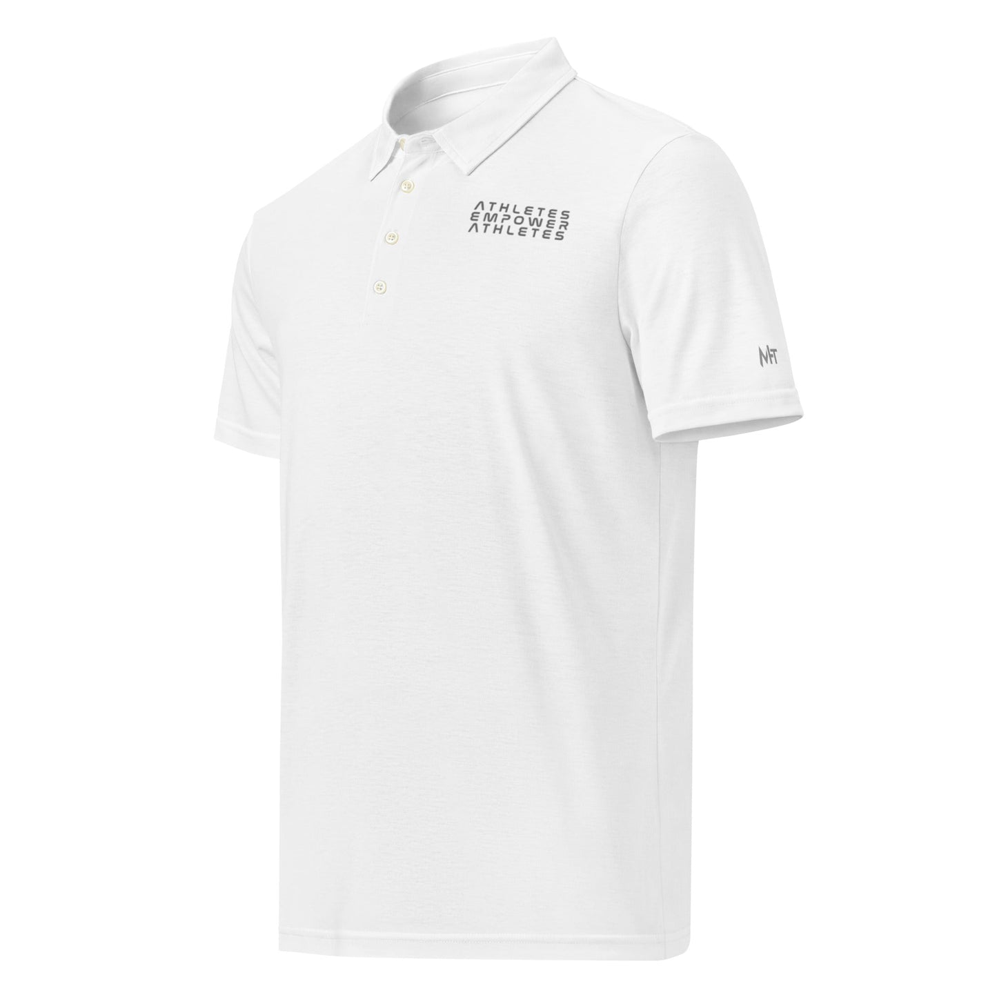 Athletes Empower Athletes - Men’s slim fit polo by DarkByteGear