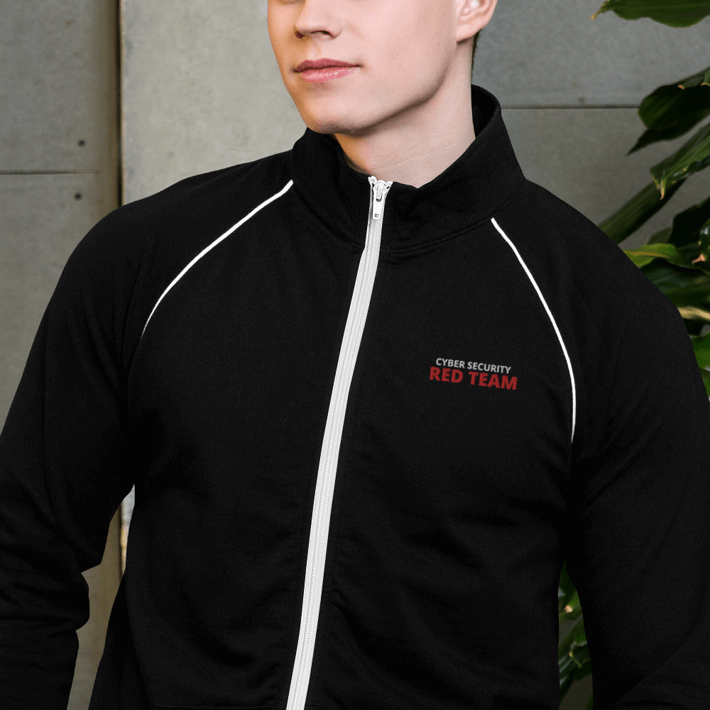 Cyber Security Red Team - Piped Fleece Jacket by DarkByteGear