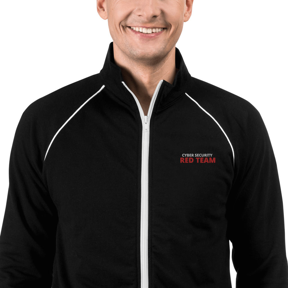 Cyber Security Red Team - Piped Fleece Jacket by DarkByteGear