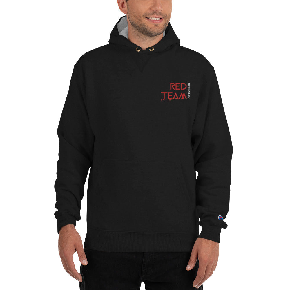 Cyber Security Red Team v4 - Champion Hoodie Embroidered by DarkByteGear