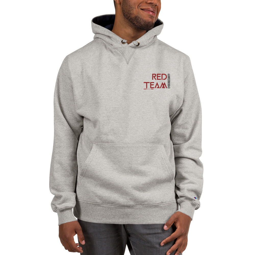 Cyber Security Red Team v4 - Champion Hoodie Embroidered by DarkByteGear