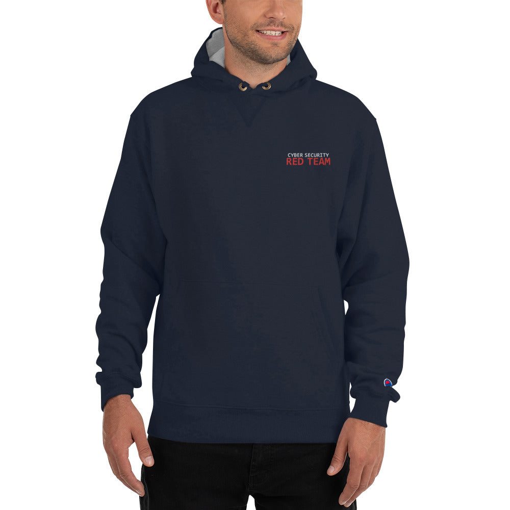 Cyber Security Red Team - Champion Hoodie (embroidered ) by DarkByteGear