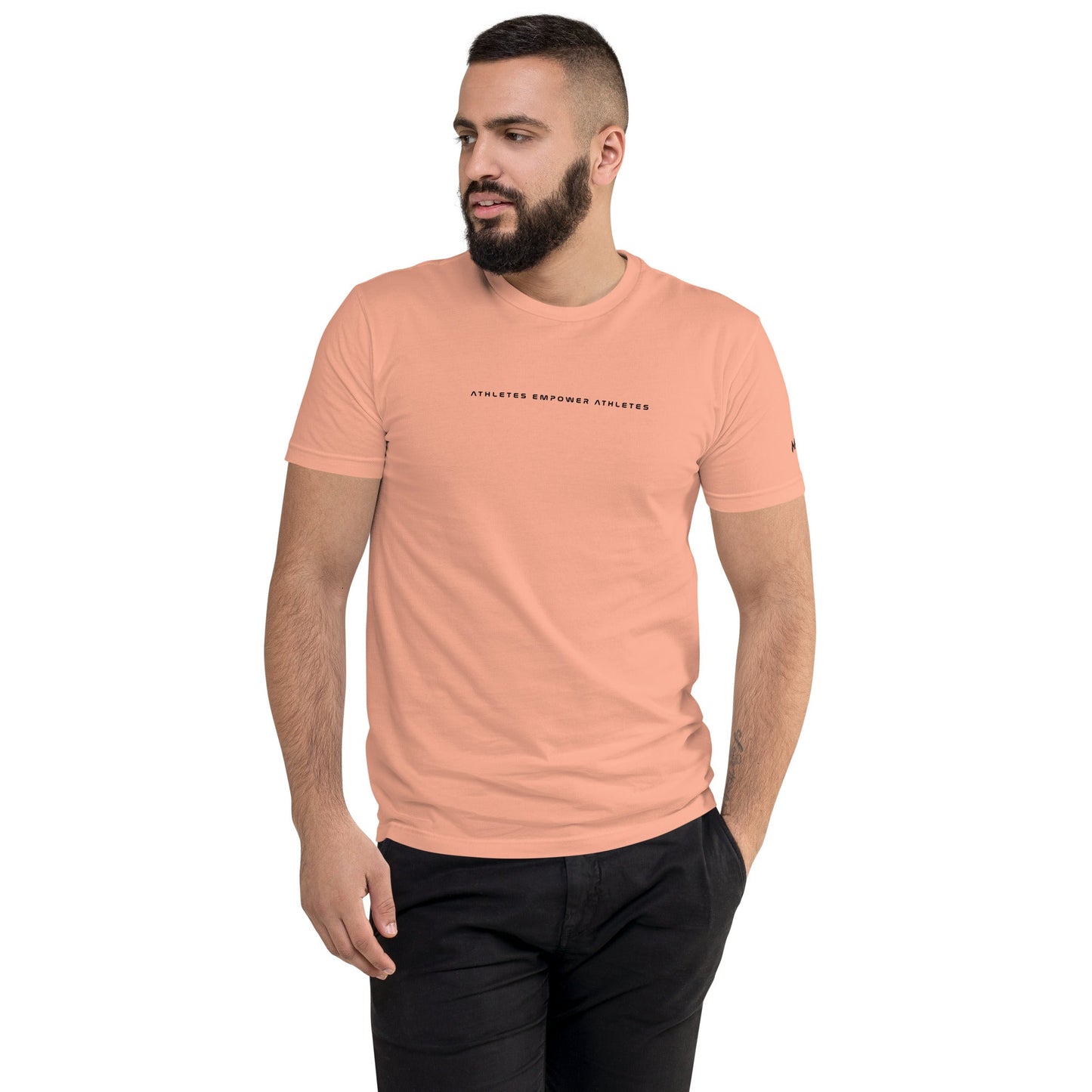 Athletes Empower Athletes - Short Sleeve T-shirt by DarkByteGear