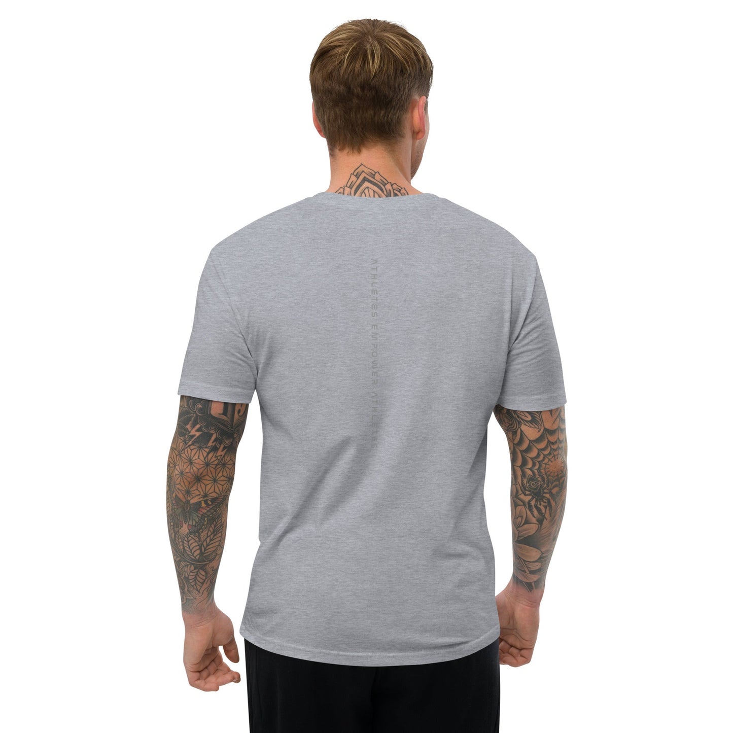 Athletes Empower Athletes - Short Sleeve T-shirt by DarkByteGear