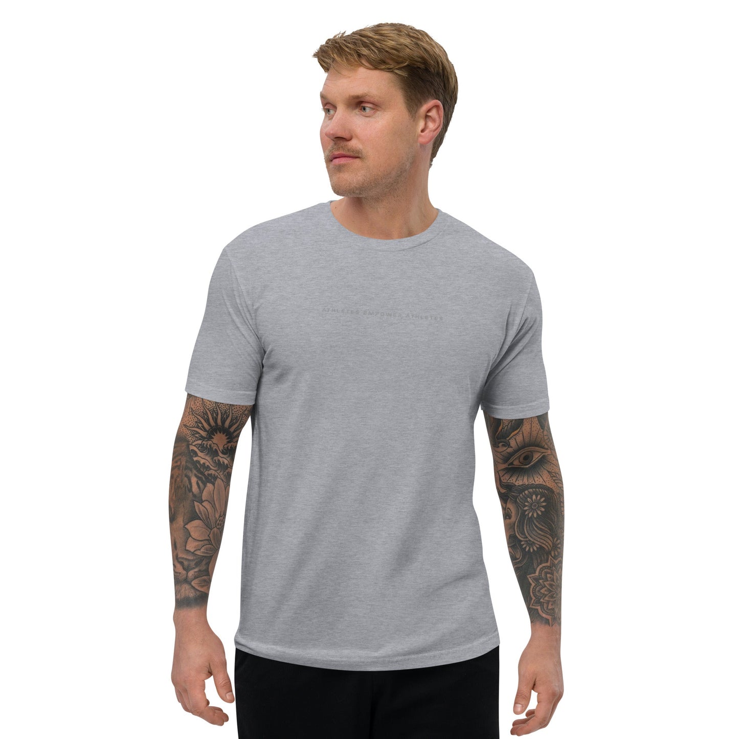 Athletes Empower Athletes - Short Sleeve T-shirt by DarkByteGear