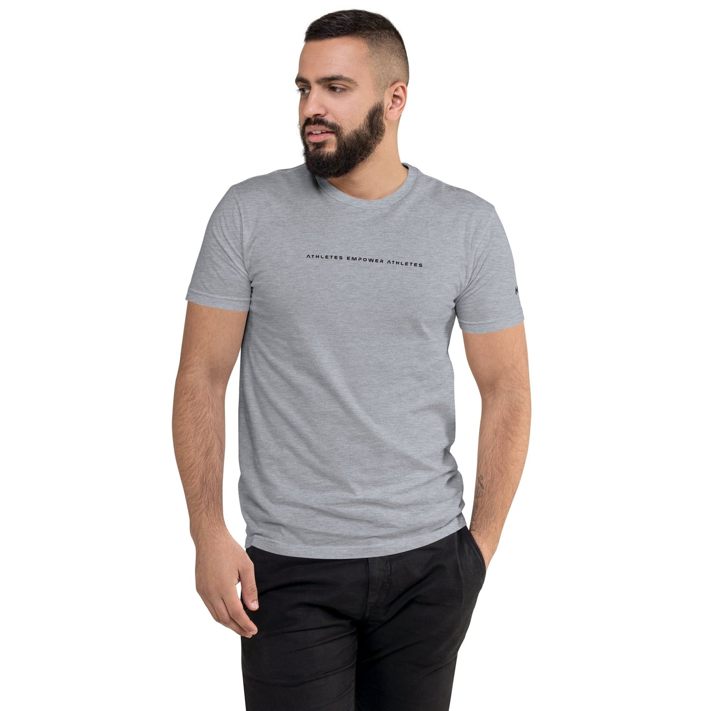 Athletes Empower Athletes - Short Sleeve T-shirt by DarkByteGear
