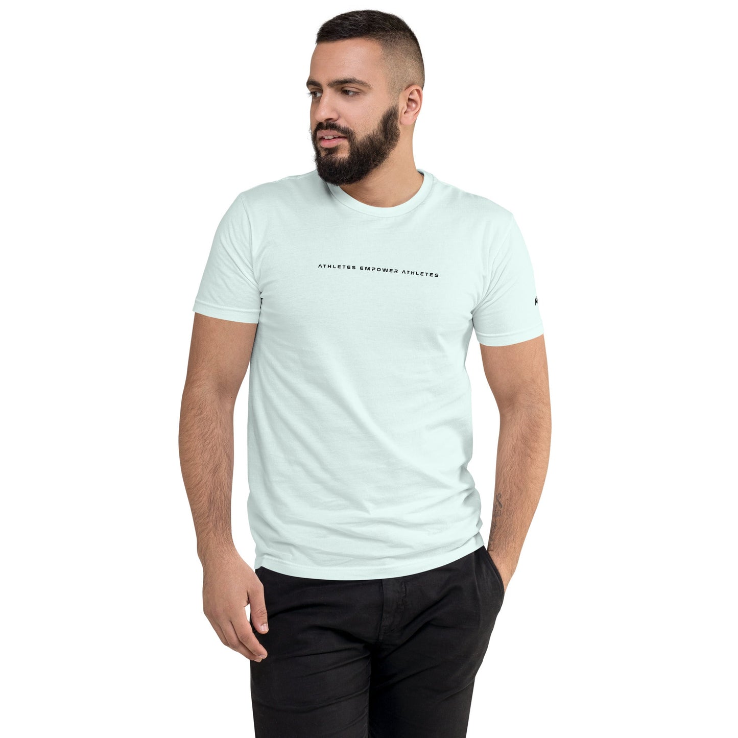 Athletes Empower Athletes - Short Sleeve T-shirt by DarkByteGear