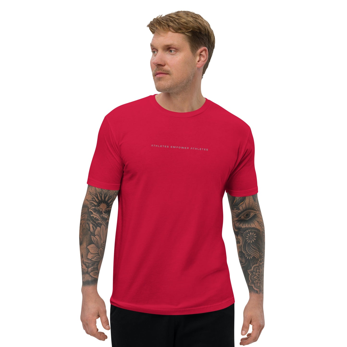 Athletes Empower Athletes - Short Sleeve T-shirt by DarkByteGear