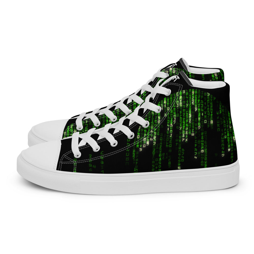 The source code - Men’s high top canvas shoes by DarkByteGear