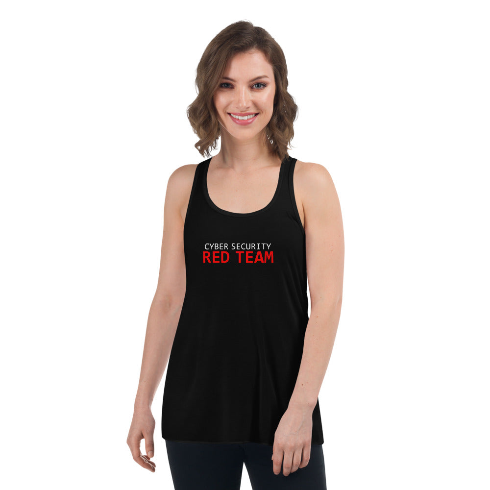 Cyber Security Red Team - Women's Flowy Racerback Tank by DarkByteGear