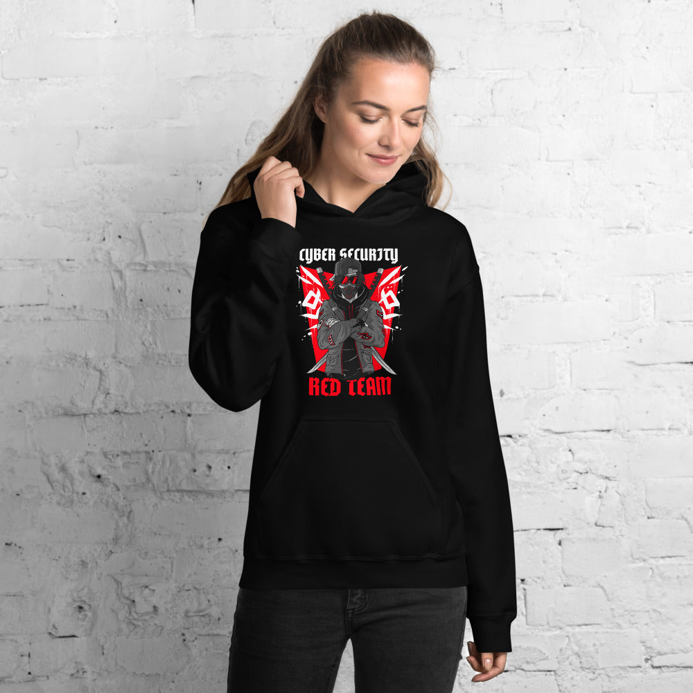 Cyber Security Red Team v4 - Unisex Hoodie by DarkByteGear