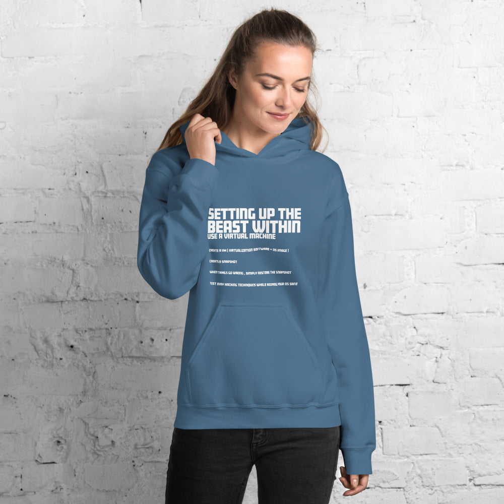 Setting Up the beast within - Unisex Hoodie by DarkByteGear