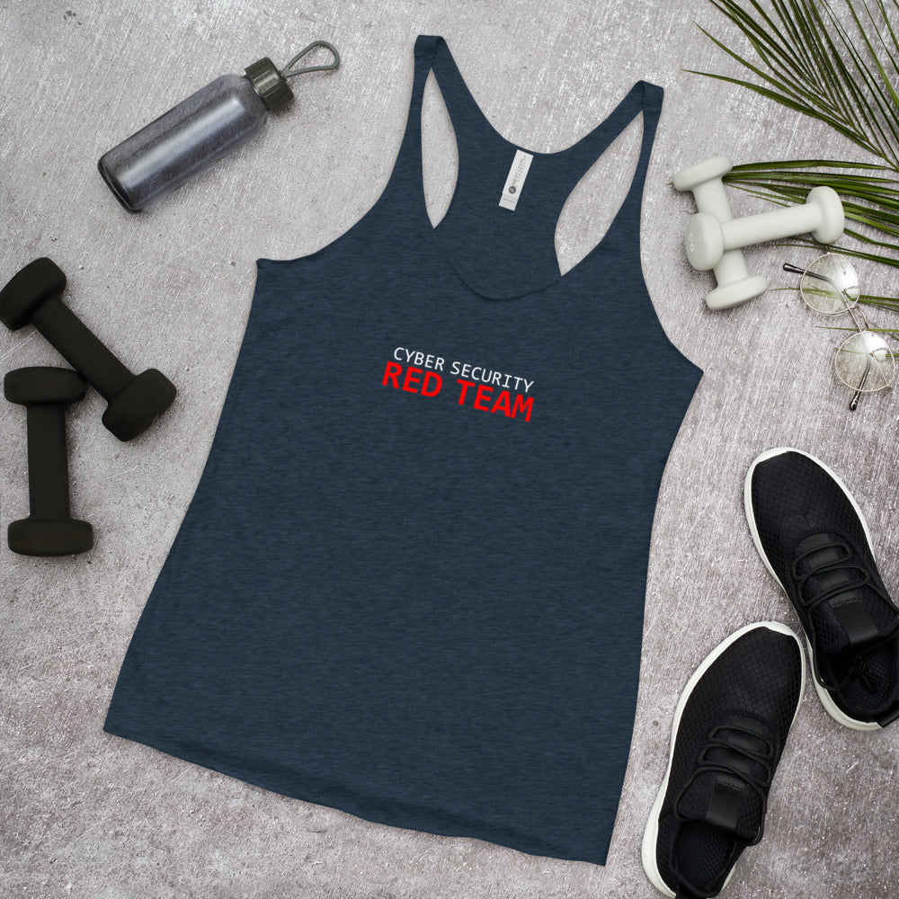 Cyber Security Red Team - Women's Racerback Tank by DarkByteGear