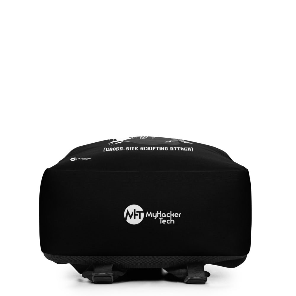 XSS cross-site scripting attack - Minimalist Backpack by DarkByteGear