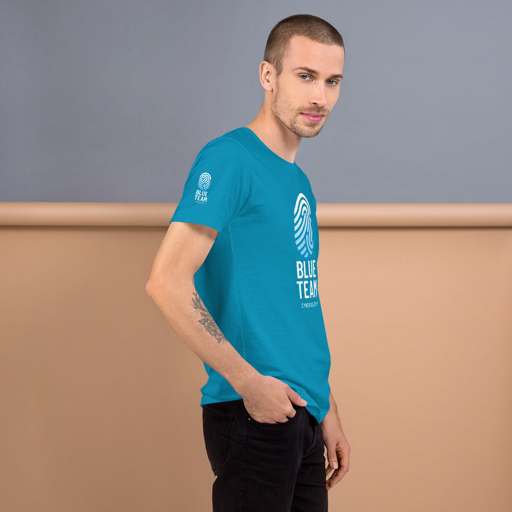 Cyber Security Blue Team v2 - Short-Sleeve Unisex T-Shirt by DarkByteGear