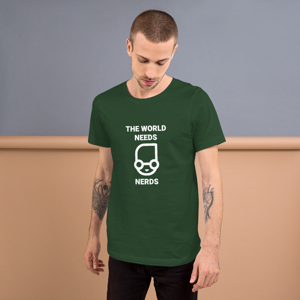 The world needs nerds - Short-Sleeve Unisex T-Shirt by DarkByteGear