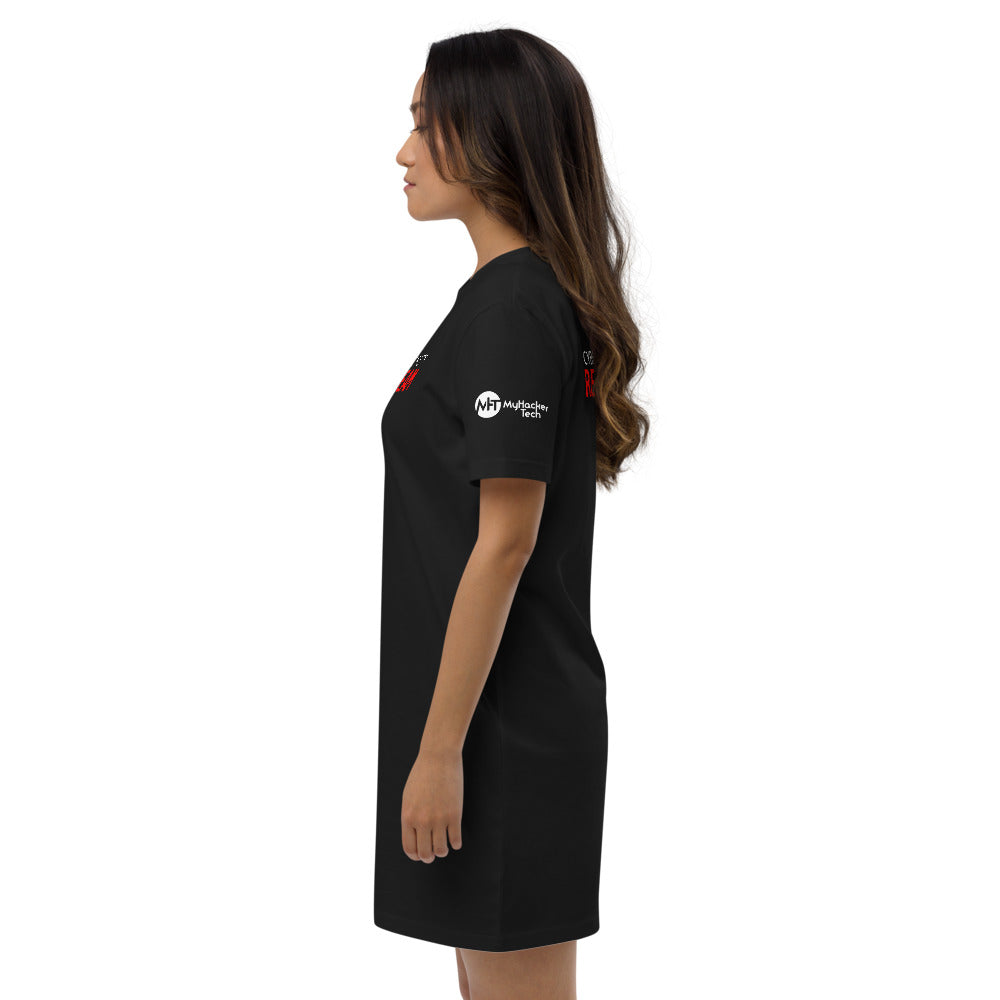 Cyber Security Red Team - Organic cotton t-shirt dress by DarkByteGear