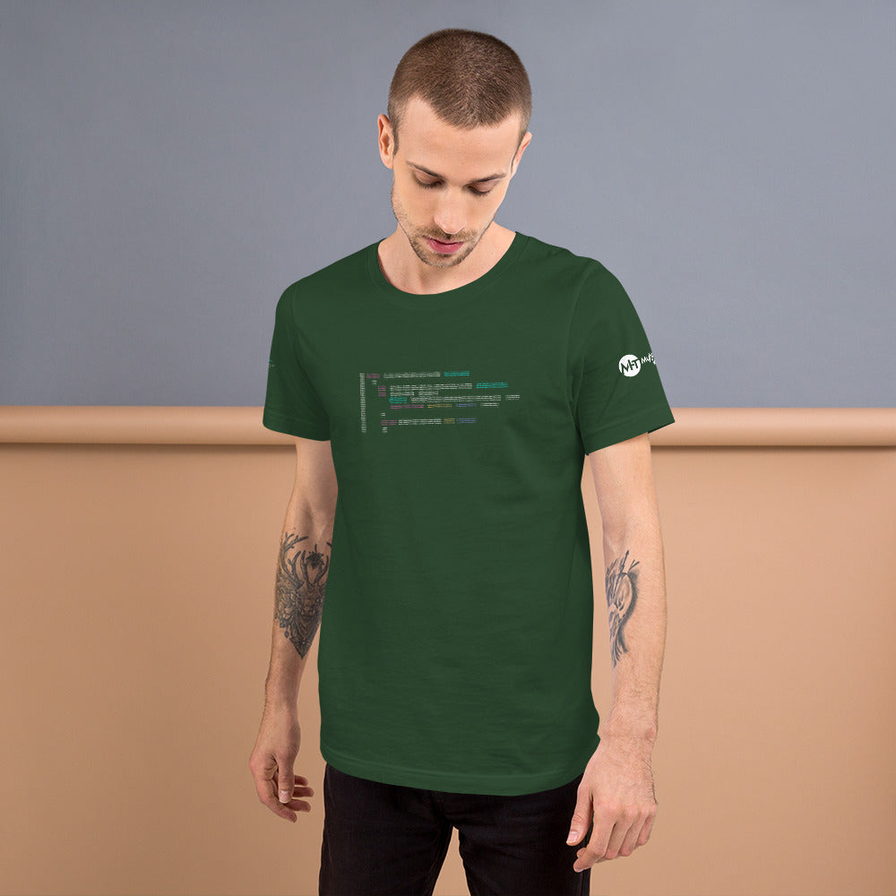 Code in ASCII - Short-Sleeve Unisex T-Shirt by DarkByteGear