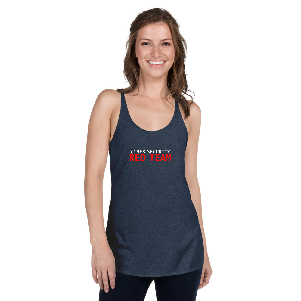 Cyber Security Red Team - Women's Racerback Tank by DarkByteGear