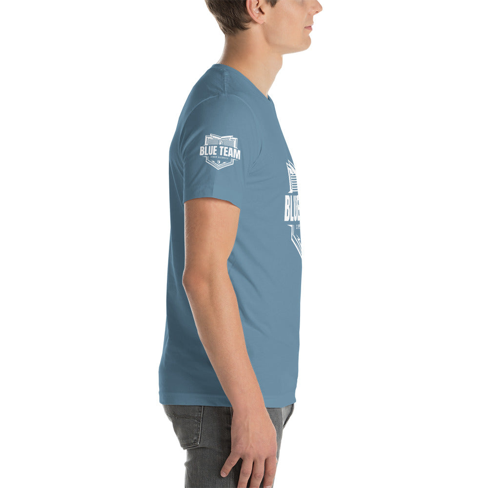 Cyber Security Blue Team v1 - Short-Sleeve Unisex T-Shirt by DarkByteGear