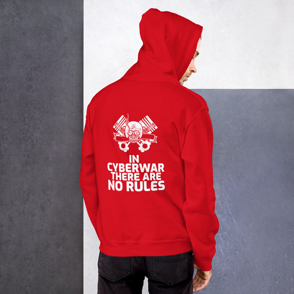 In cyberwar, there are no rules - Unisex Hoodie by DarkByteGear