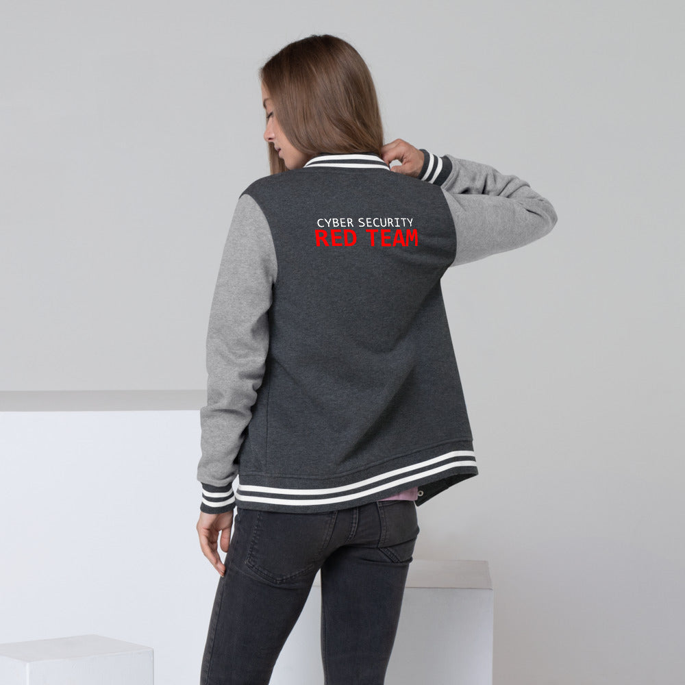 Cyber Security Red Team - Women's Letterman Jacket by DarkByteGear