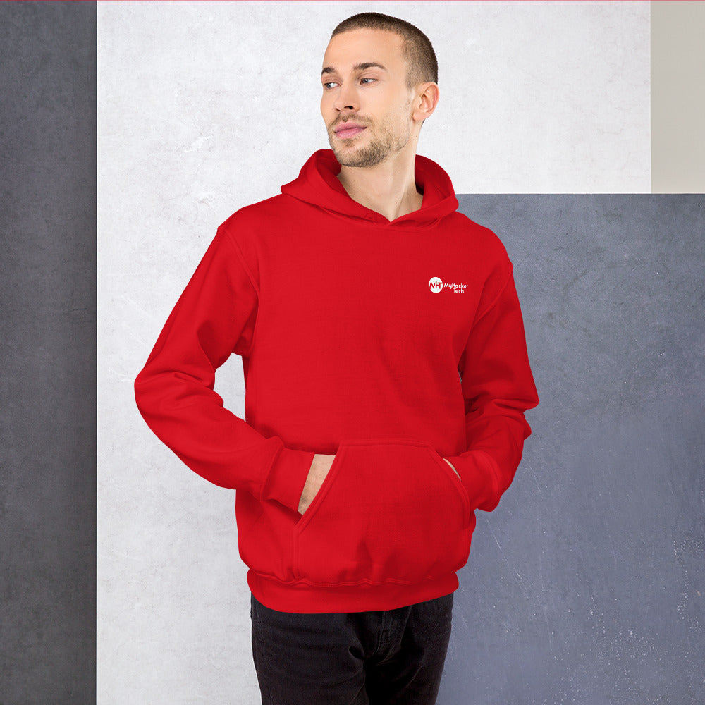 // no comment - Unisex Hoodie (with back design) by DarkByteGear