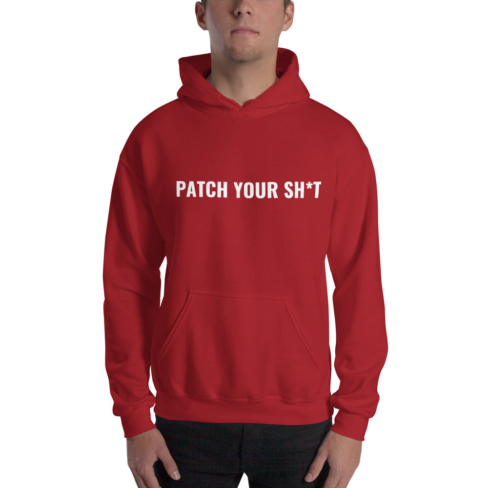 PATCH YOUR SH*T - Unisex Hoodie by DarkByteGear