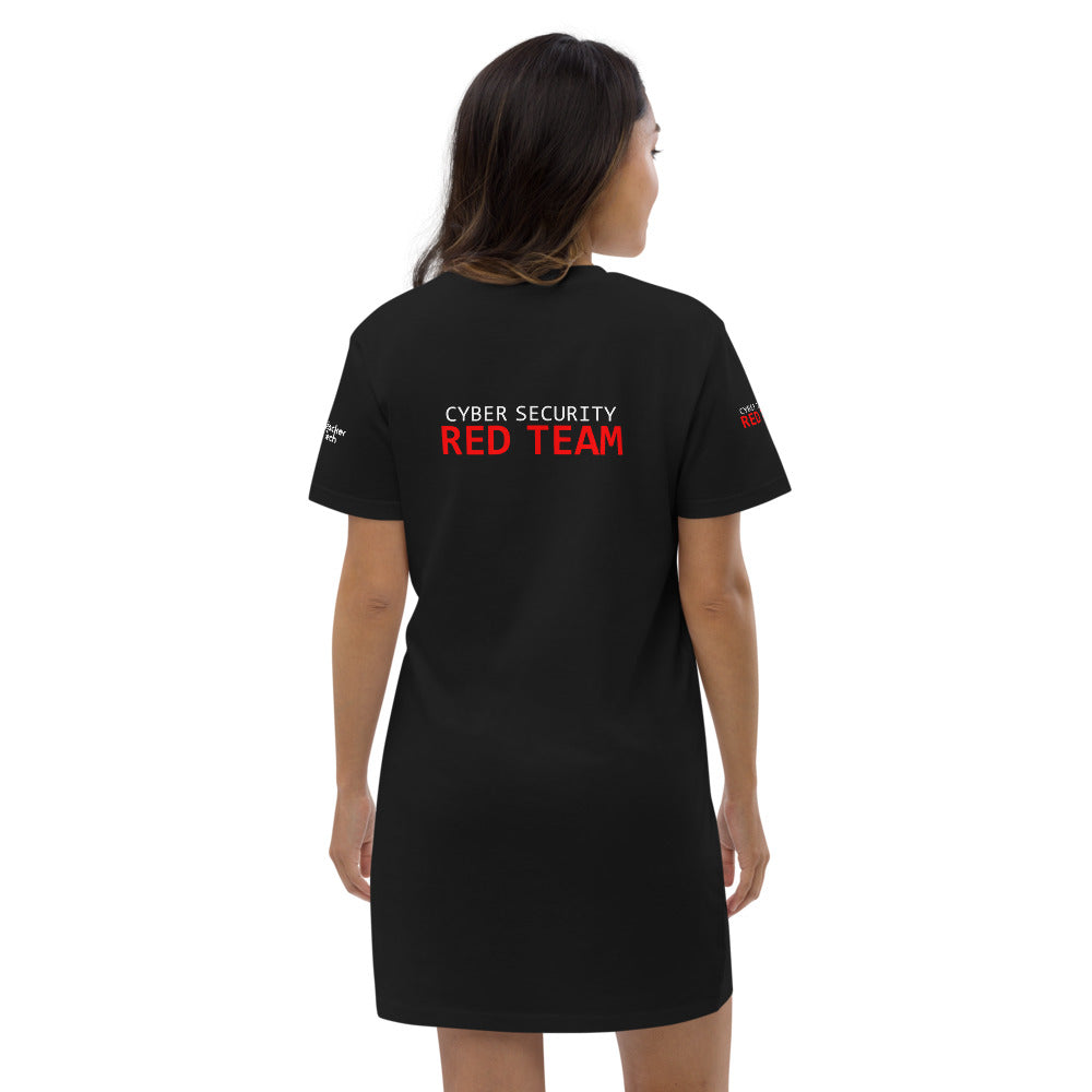 Cyber Security Red Team - Organic cotton t-shirt dress by DarkByteGear