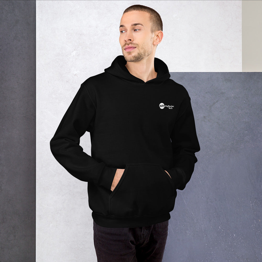 // no comment - Unisex Hoodie (with back design) by DarkByteGear