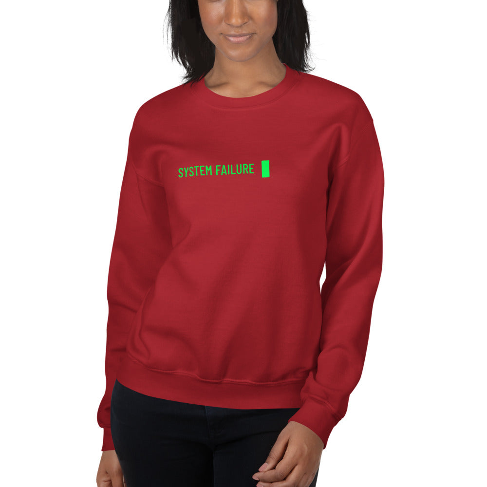 System failure - Unisex Sweatshirt by DarkByteGear