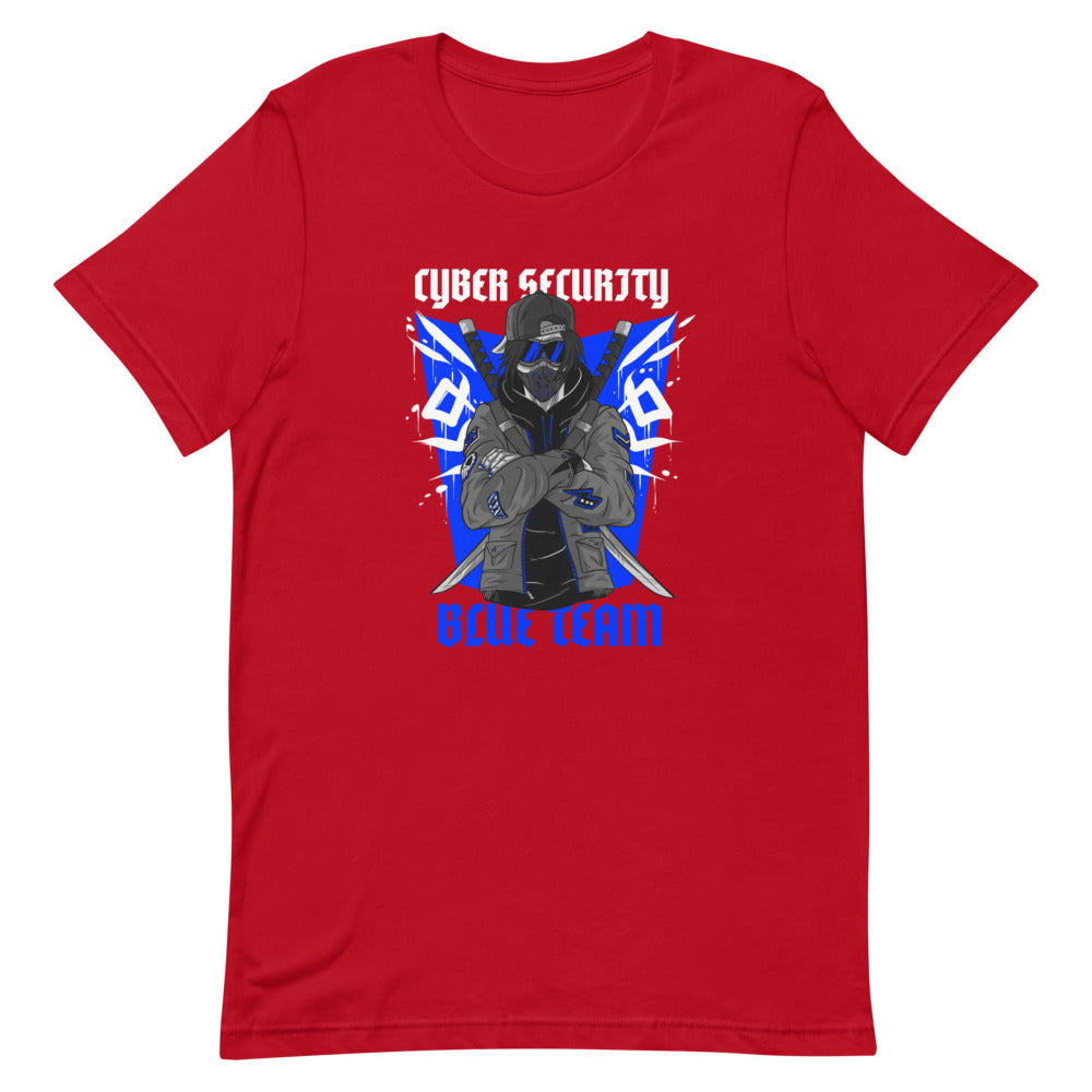 Cyber Security Blue Team V3 - Short-Sleeve Unisex T-Shirt by DarkByteGear