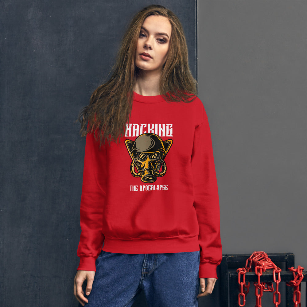 Hacking the Apocalypse - Unisex Sweatshirt by DarkByteGear