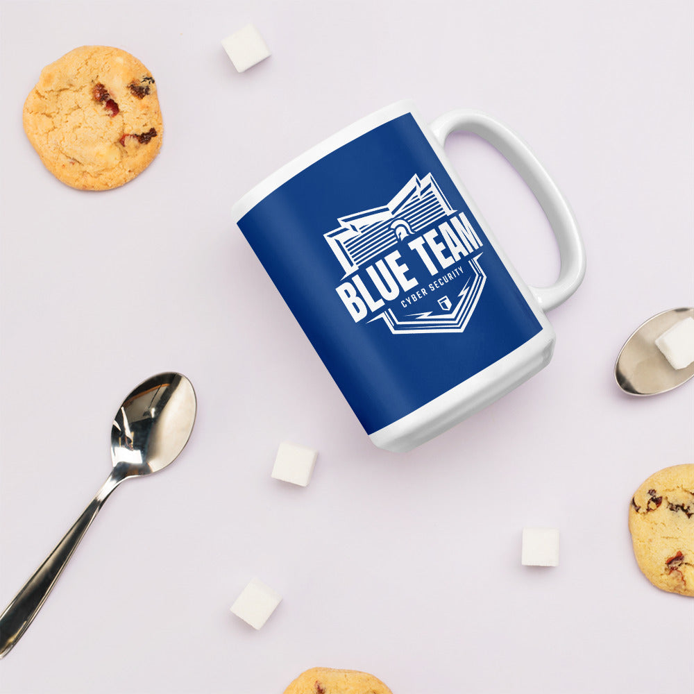 Cyber Security Blue Team v1 - Mug by DarkByteGear