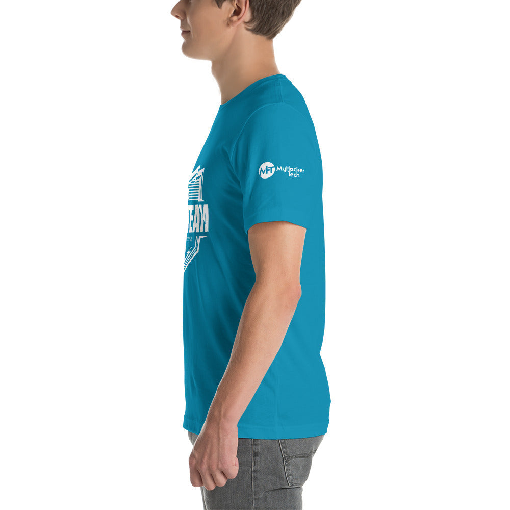 Cyber Security Blue Team v1 - Short-Sleeve Unisex T-Shirt by DarkByteGear