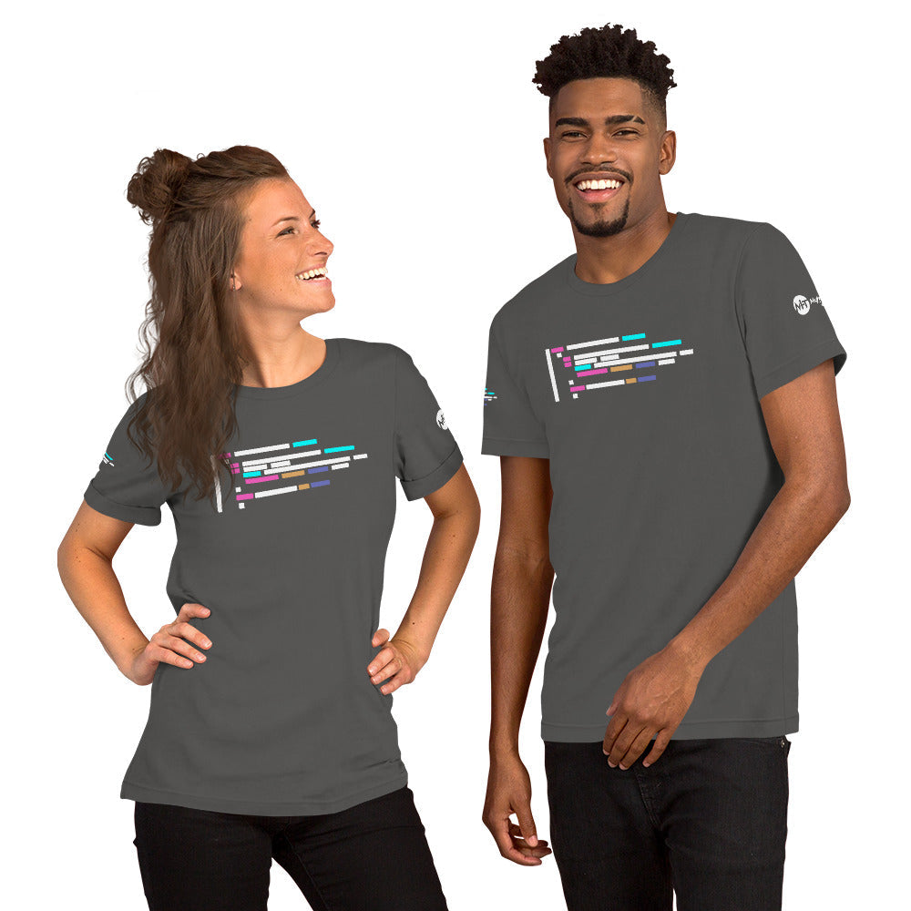 Code - Short-Sleeve Unisex T-Shirt by DarkByteGear
