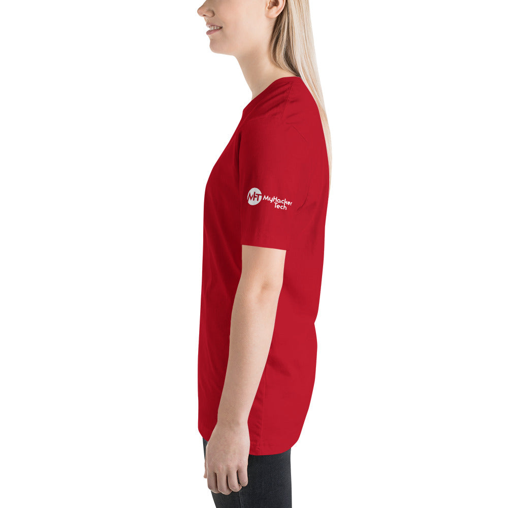 stay at at home, wear a mask - Short-Sleeve Unisex T-Shirt (v1 all sides design) by DarkByteGear