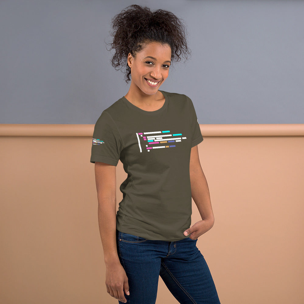 Code - Short-Sleeve Unisex T-Shirt by DarkByteGear