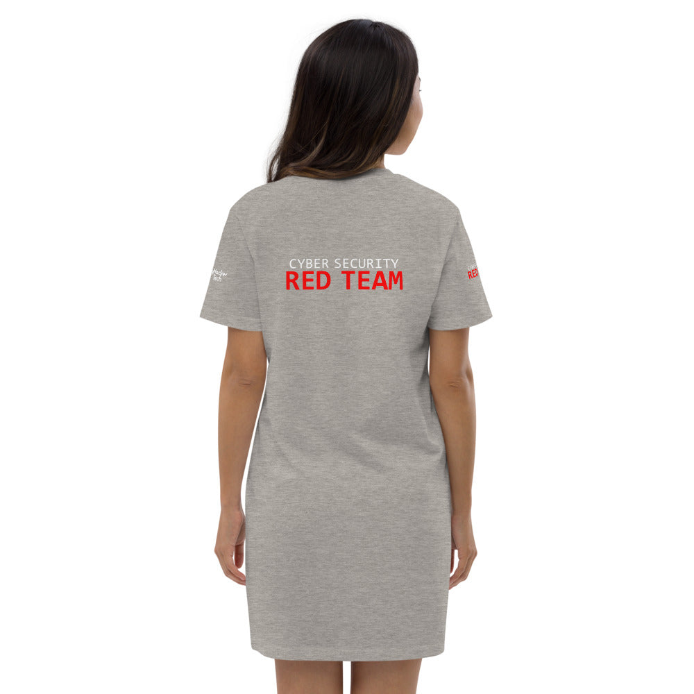 Cyber Security Red Team - Organic cotton t-shirt dress by DarkByteGear