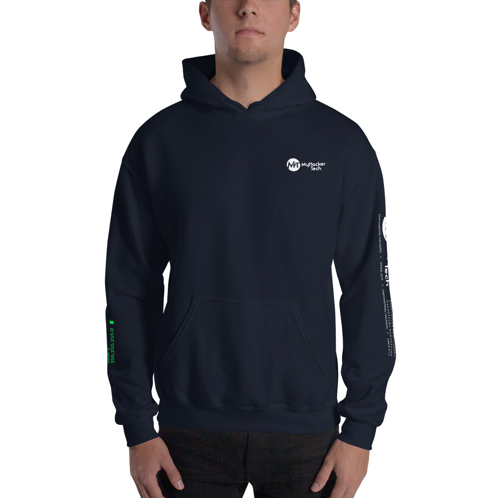 stay at at home, wear a mask v2 - Unisex Hoodie (with all sides design) by DarkByteGear