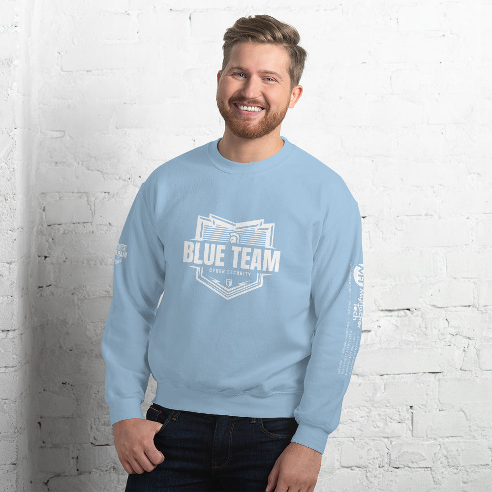 Cyber Security Blue Team v1 - Unisex Sweatshirt by DarkByteGear