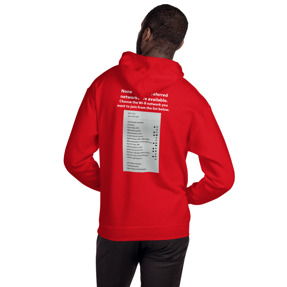 None of your preferred networks are available - Unisex Hoodie by DarkByteGear