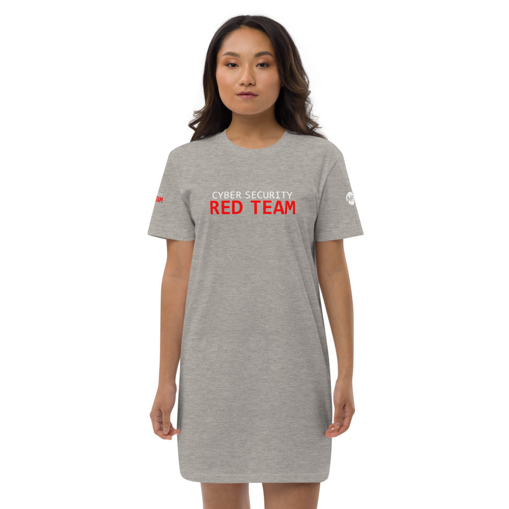 Cyber Security Red Team - Organic cotton t-shirt dress by DarkByteGear