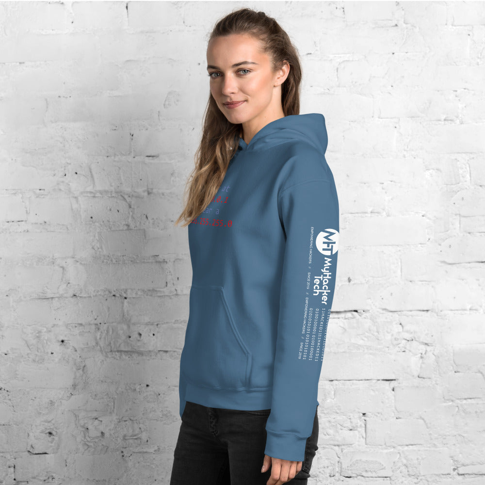 stay at at home, wear a mask v1- Unisex Hoodie (with all sides design) by DarkByteGear