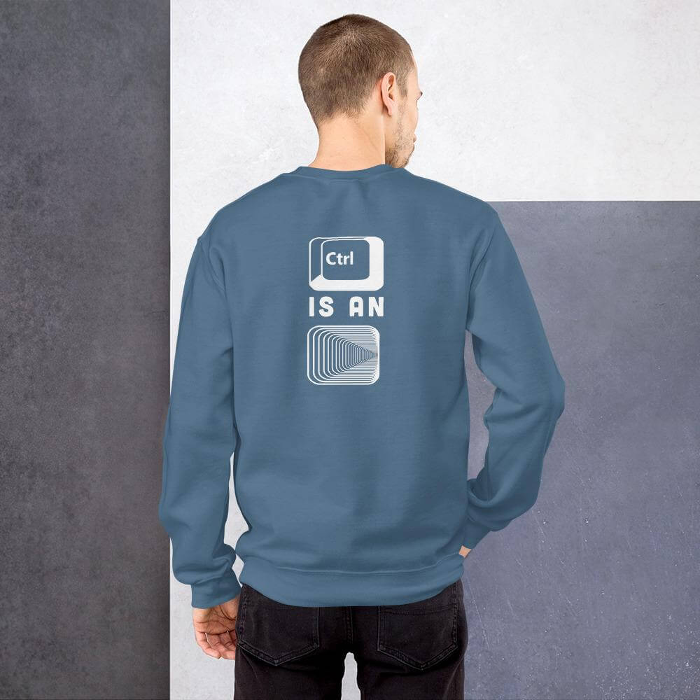 Control is an illusion - Unisex Sweatshirt by DarkByteGear