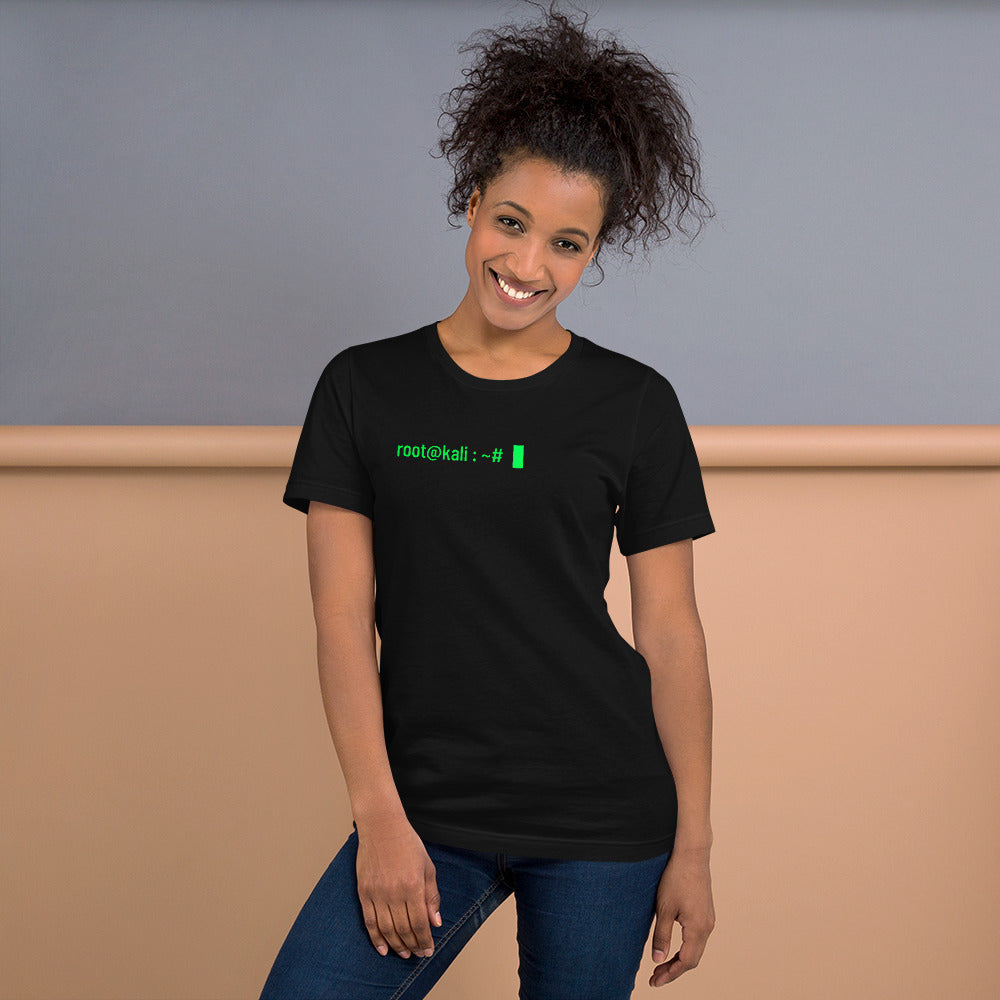 root@kali : ~# - Short-Sleeve Unisex T-Shirt by DarkByteGear