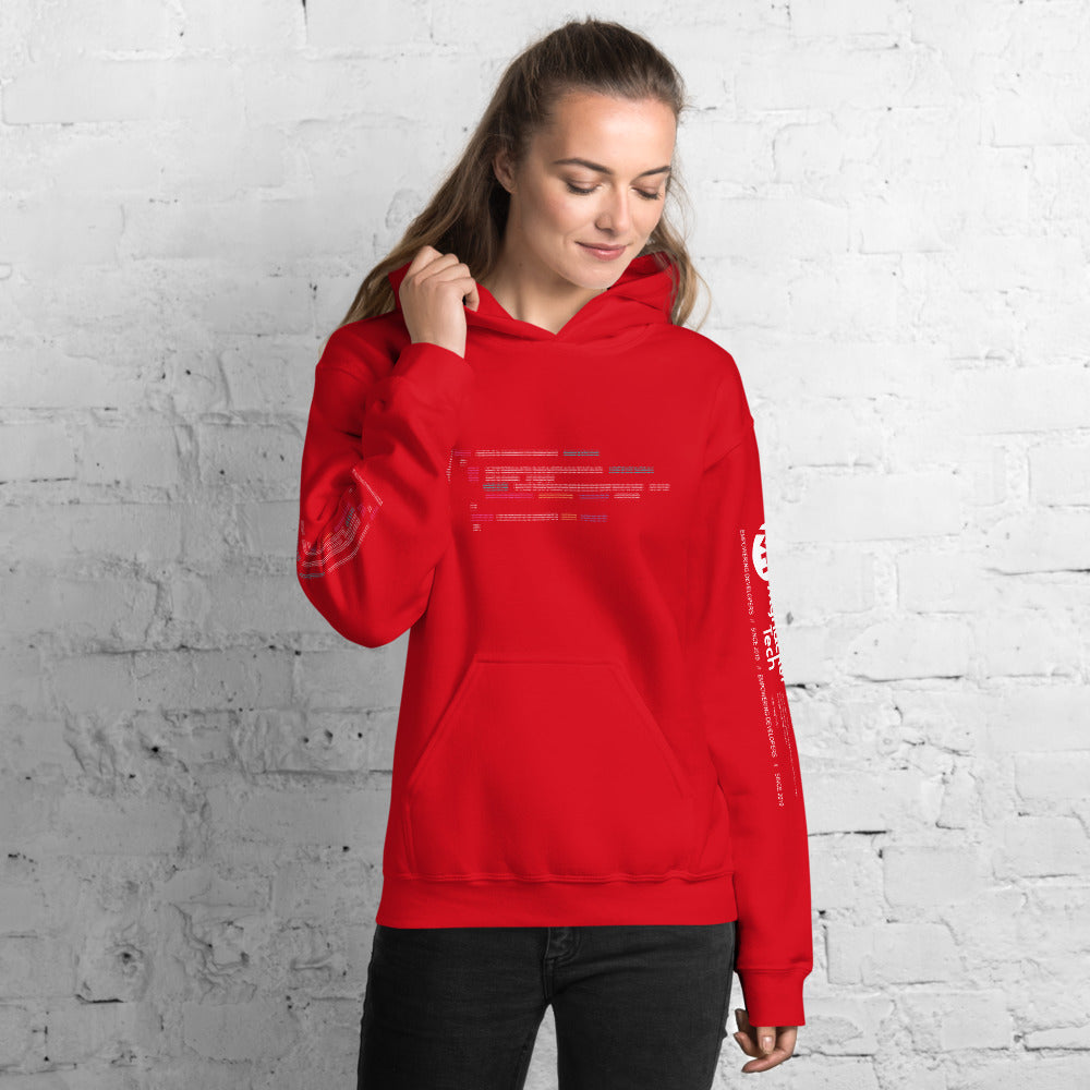 Code in ASCII - Unisex Hoodie by DarkByteGear
